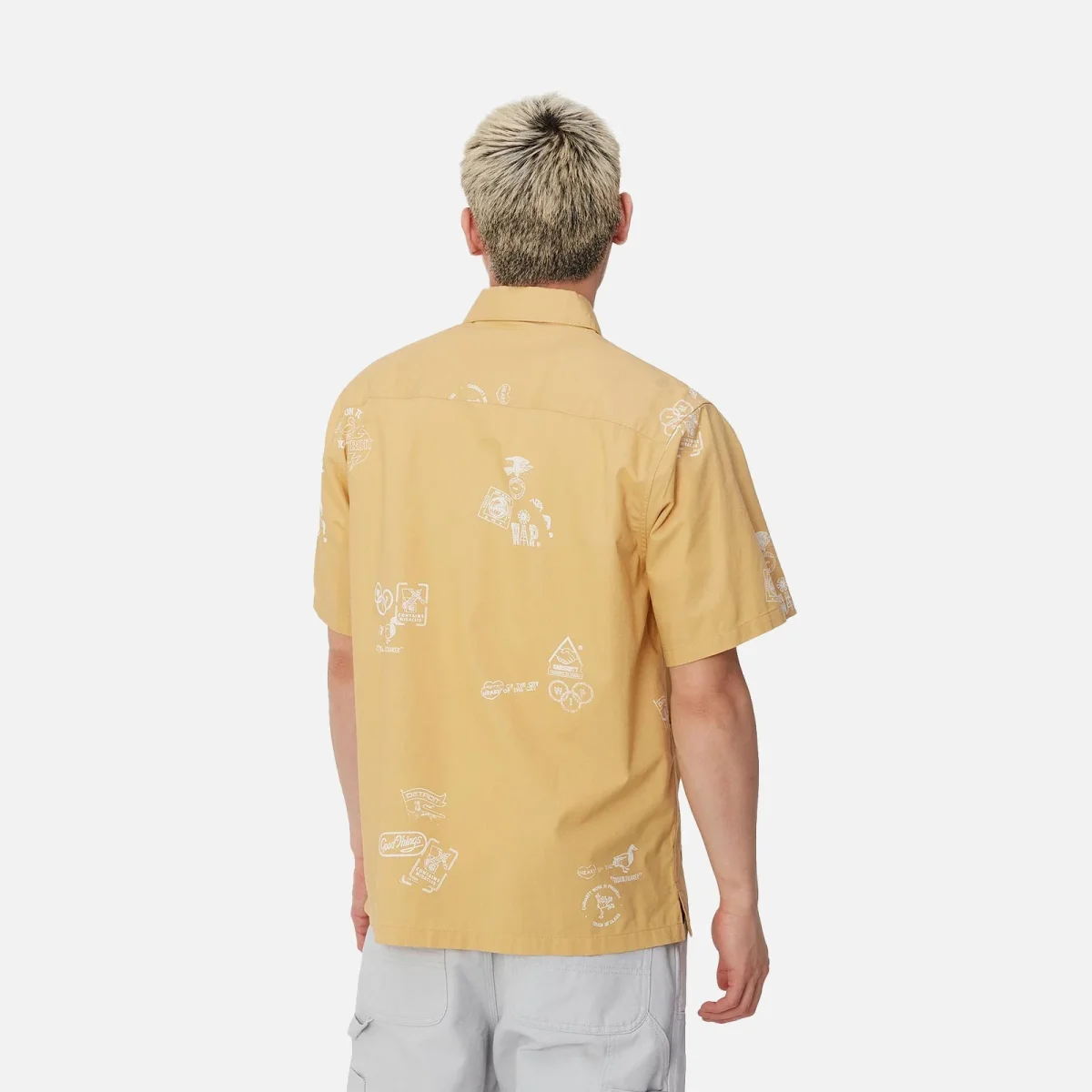 CARHARTT W.I.P. Camisa com carimbo I033689.2M9.XX - Image 9